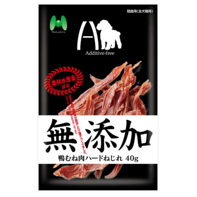 Additive-free　無添加　鴨ムネ肉ハードねじれ（40g）